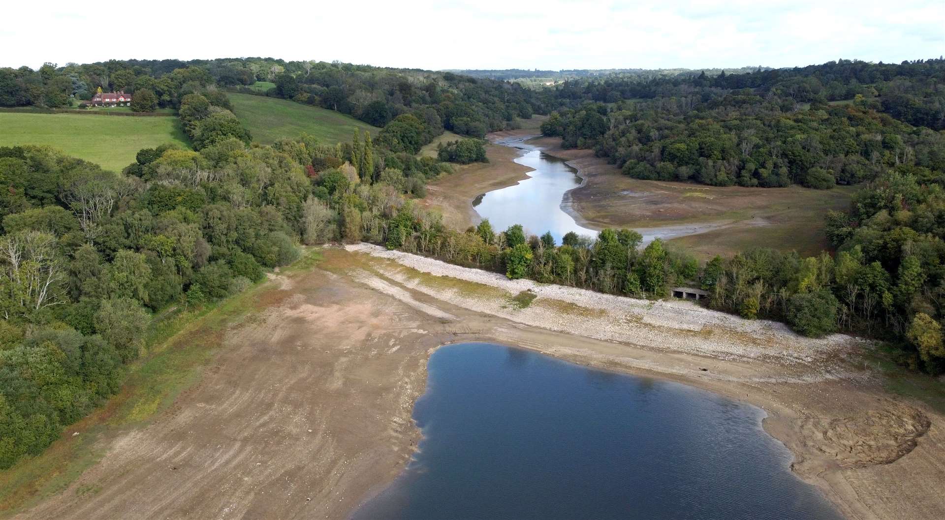 Parts of England, such as Ardingly reservoir in West Sussex, came close to running out of water in 2022 during one of the driest summers on record (Gareth Fuller/PA)