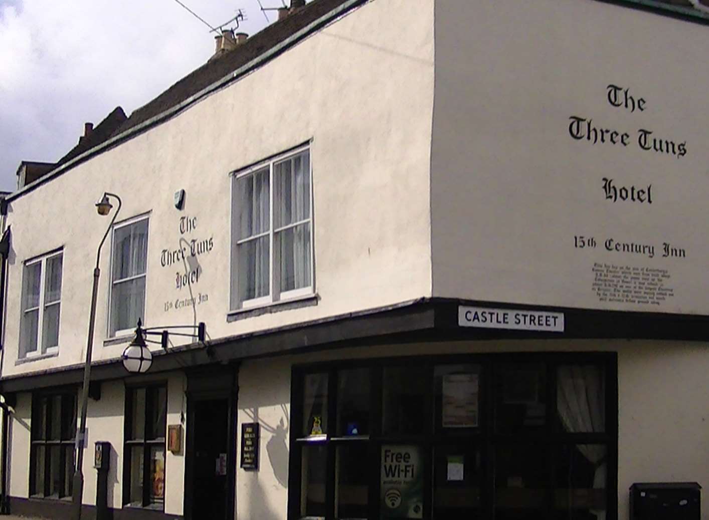 The Three Tuns on the corner of Castle Street and Watling Street is showing the Lions' decider against the All Blacks.