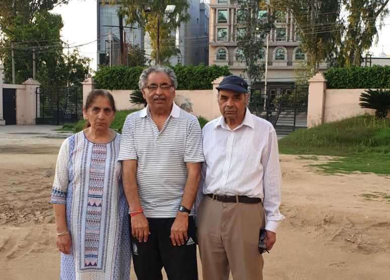 Cllr Brian Sangha, with wife Charnjit Sangha and fellow visitor Mr Jit Singh Dhillon.