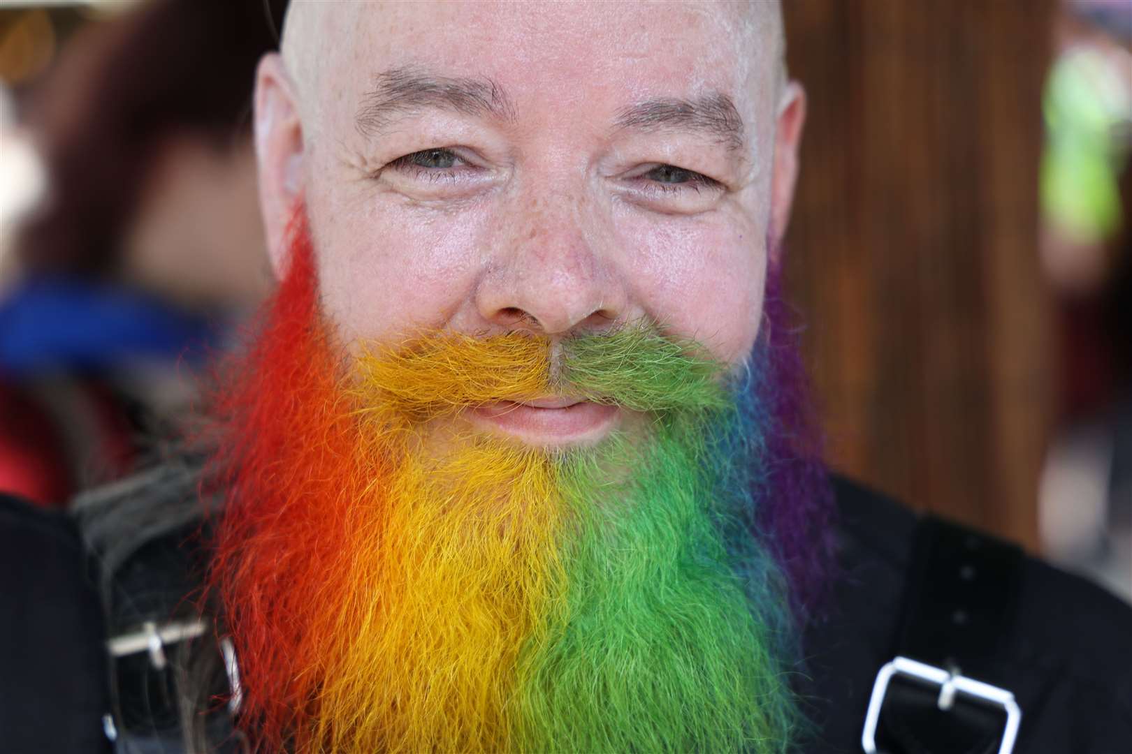 Alan Doherty on O’Connell Street ahead of the parade (Nick Bradshaw/PA)