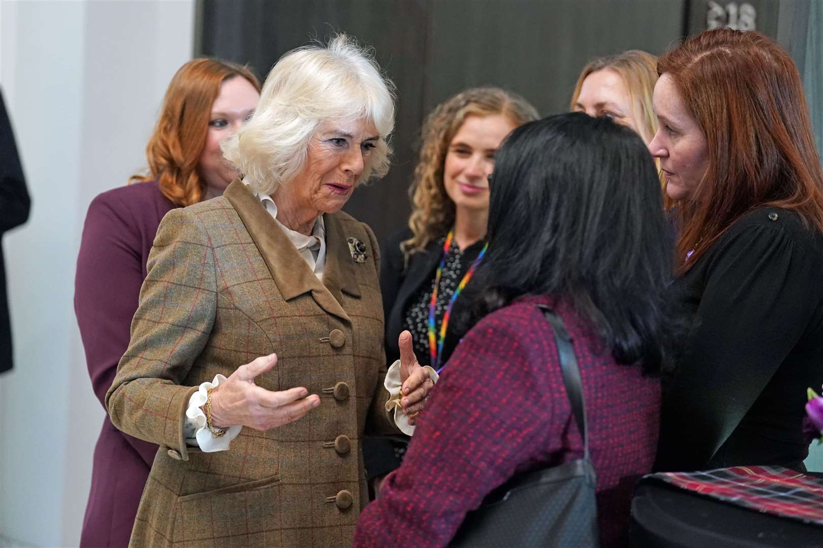 The Queen has carried on with her engagements (Andrew Milligan/PA)