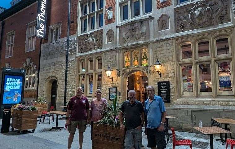 After missing out the first time around, The Thomas Waghorn was awarded the honour of ending the Wetherspoon walking challenge