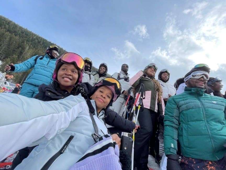 The group has helped unite black skiers and snowboarders with a passion for the winter sports (Off Piste Ski Trip/PA)