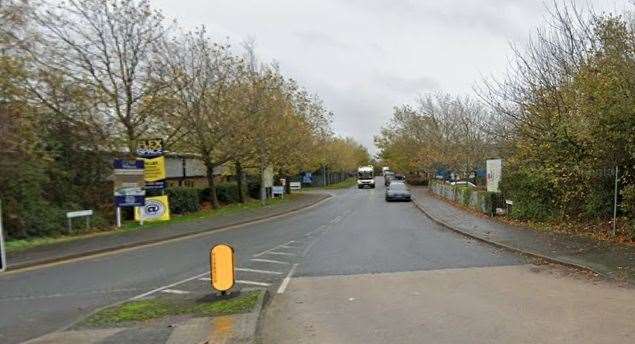 Mr Styles was attacked by the dog in a unit at Hersden Industrial Park in Canterbury. Picture: Google Maps