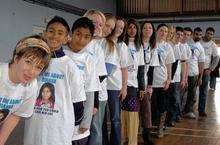 Volunteers signing up to the bone marrow register at a Gravesend clinic