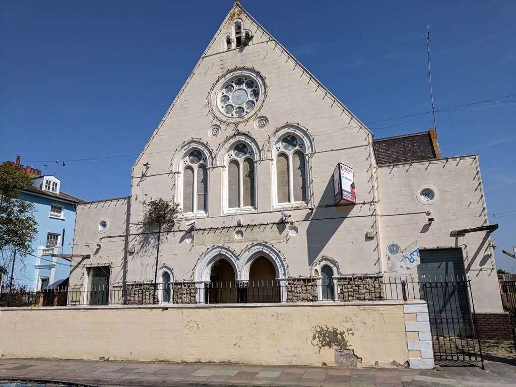 The former Sikh temple in Clarence Place, originally Milton Congregational Church, has been disused for ten years.