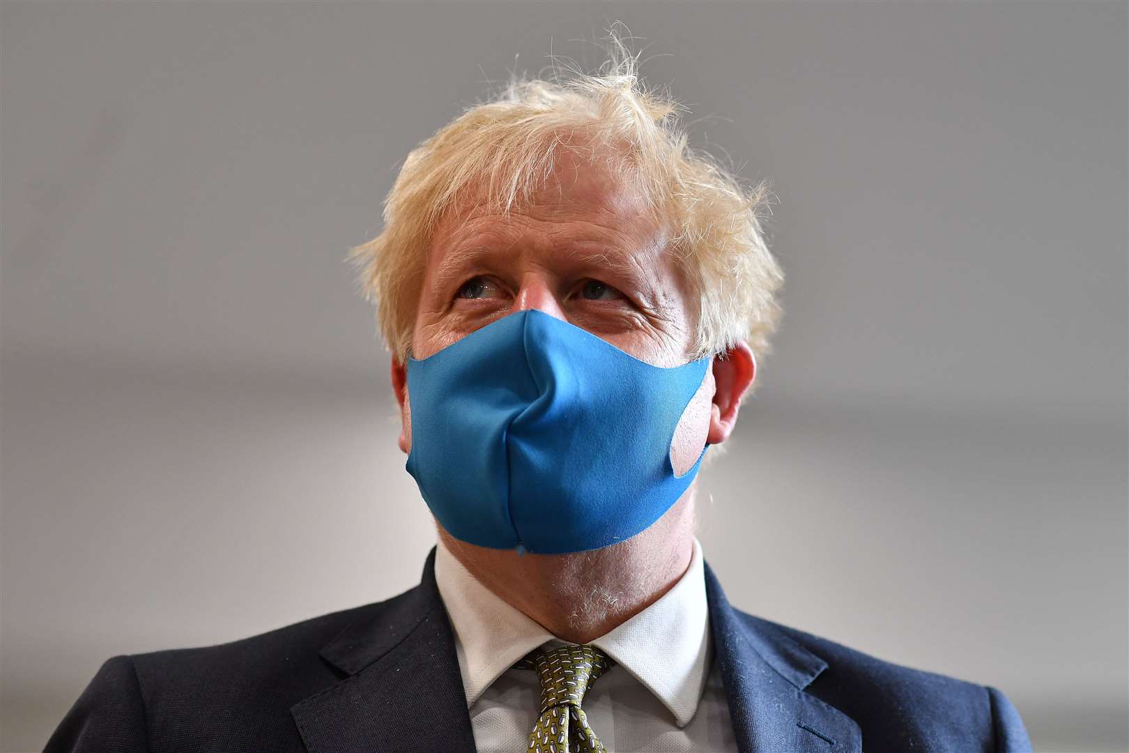 Prime Minister Boris Johnson wearing a face mask (Ben Stansall/PA)