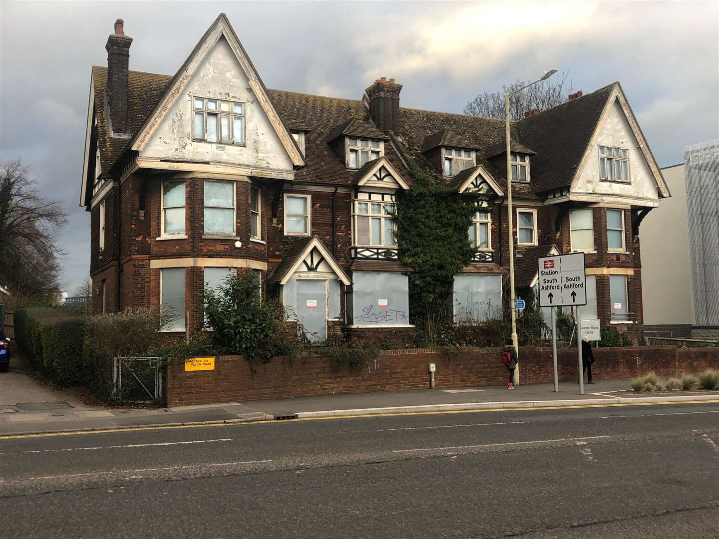 Swanton House in Elwick Road has sat derelict for years. Picture: Steve Salter