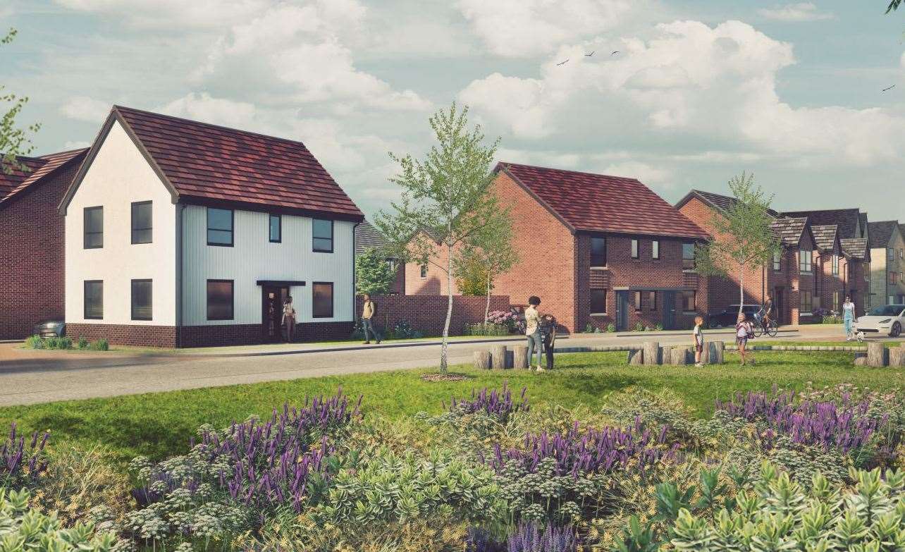 How homes at Willow Bank in Iwade might look