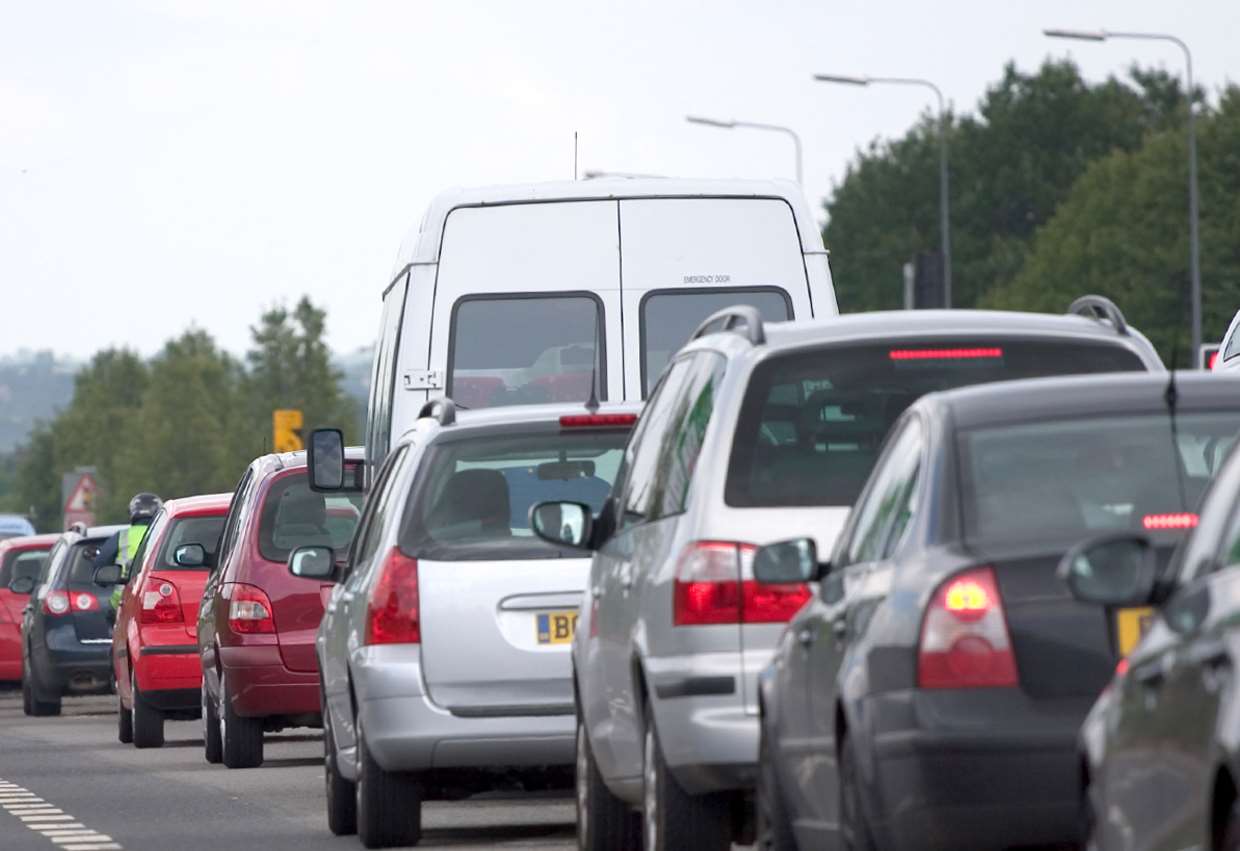 Drivers should approach the area with caution. Stock image