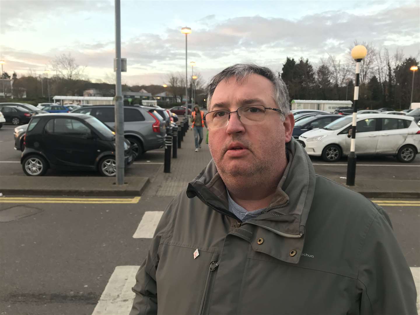 James Barnden estimates that there were as many as 70 people queuing outside Asda at 6am on Wednesday