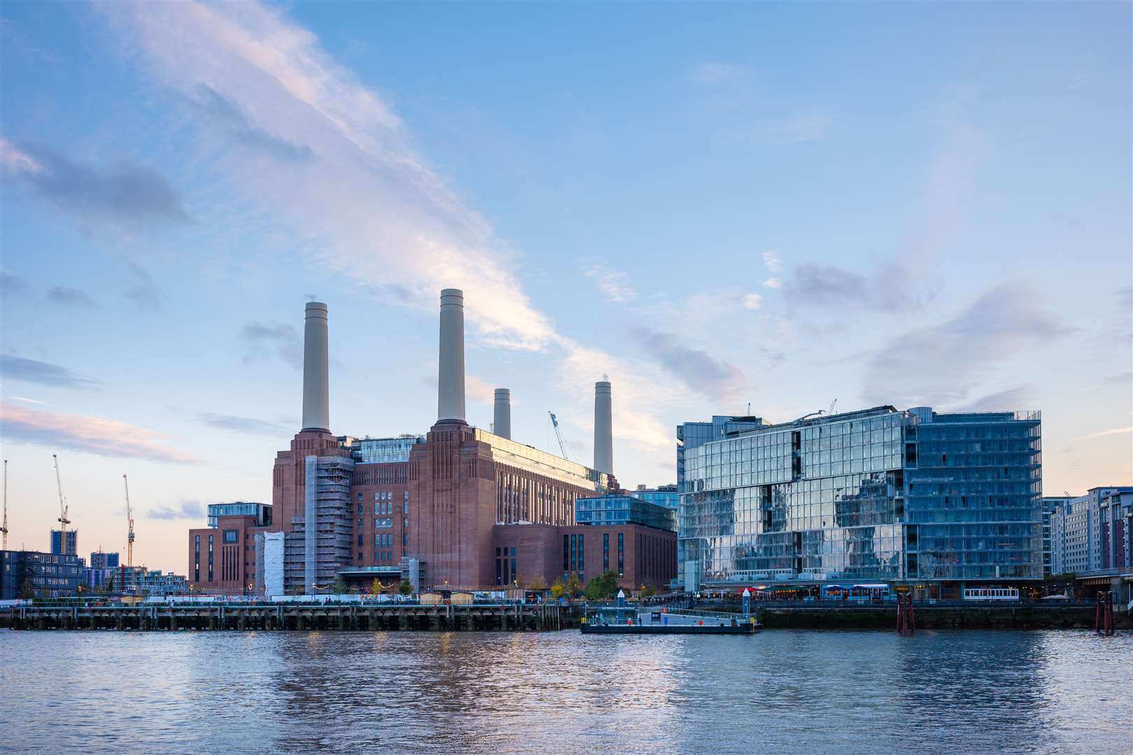 Battersea Power Station in London has been removed from Historic England’s at risk register (Historic England Archive/PA)