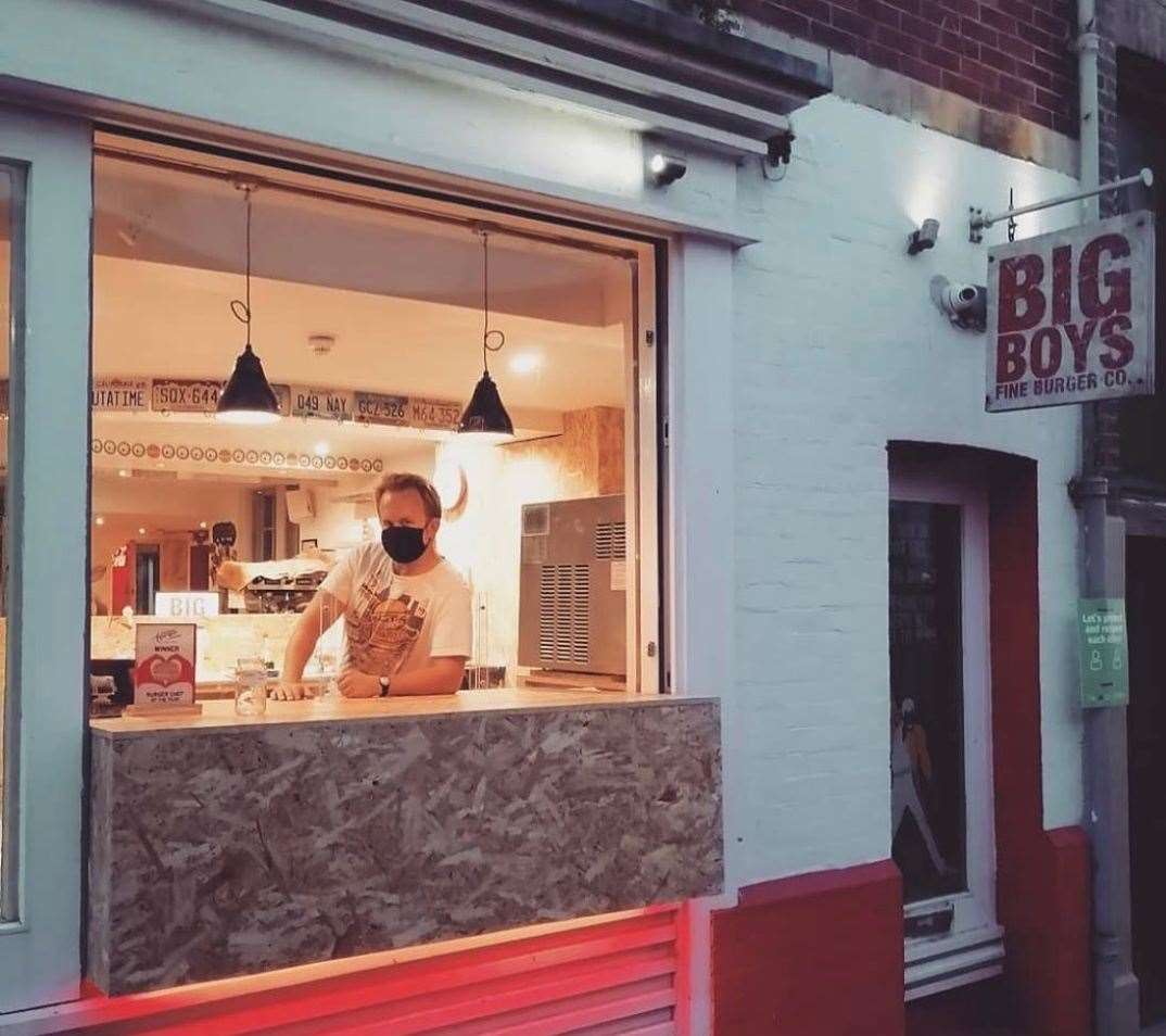 Folkestone's Big Boys Fine Burger Co has banned their local MP over the free school meal vote Photo: Big Boys Fine Burger Co @_big_boys