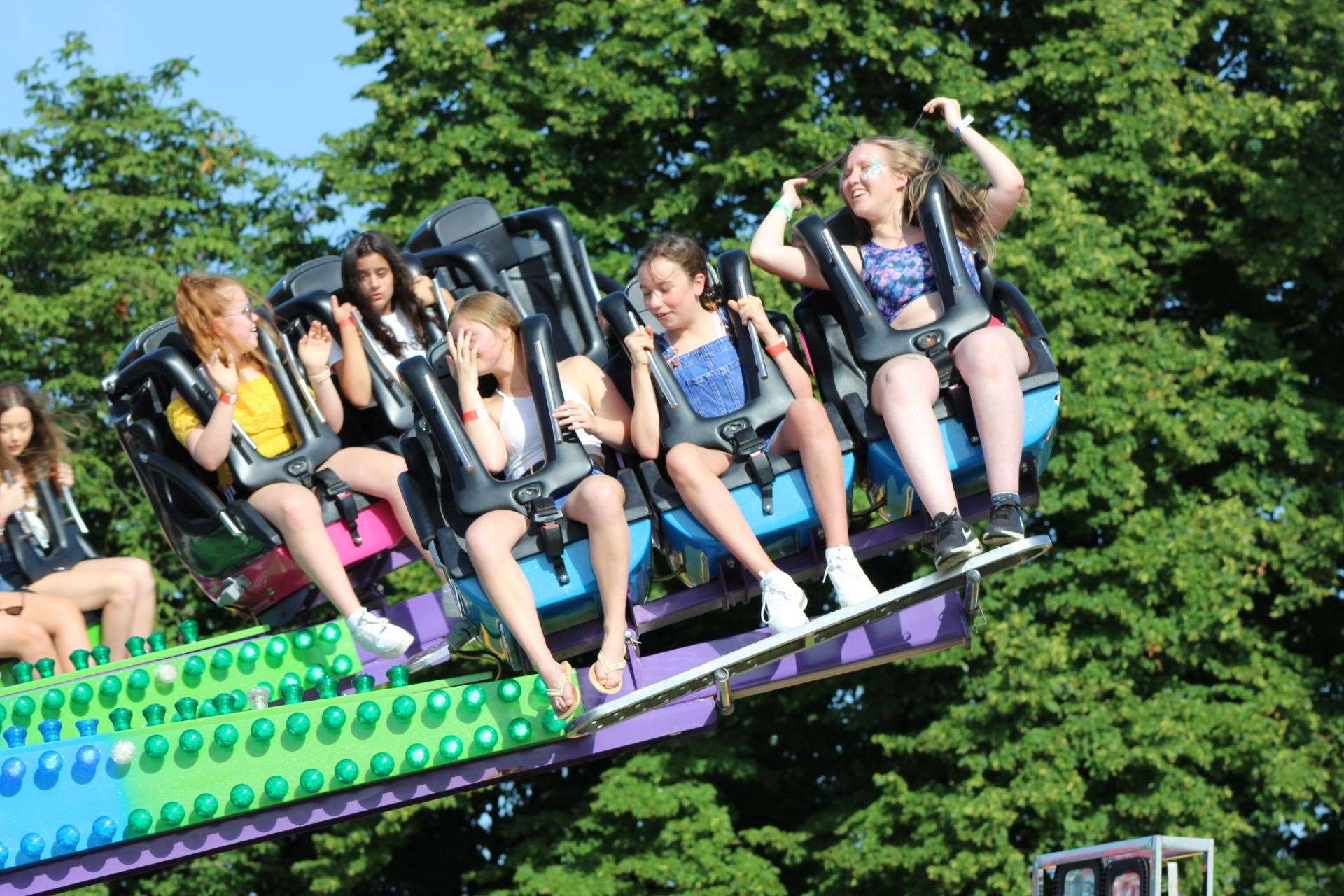 All the fun of the fair at Sittingbourne's Party in the Park 2019. Picture: John Nurden