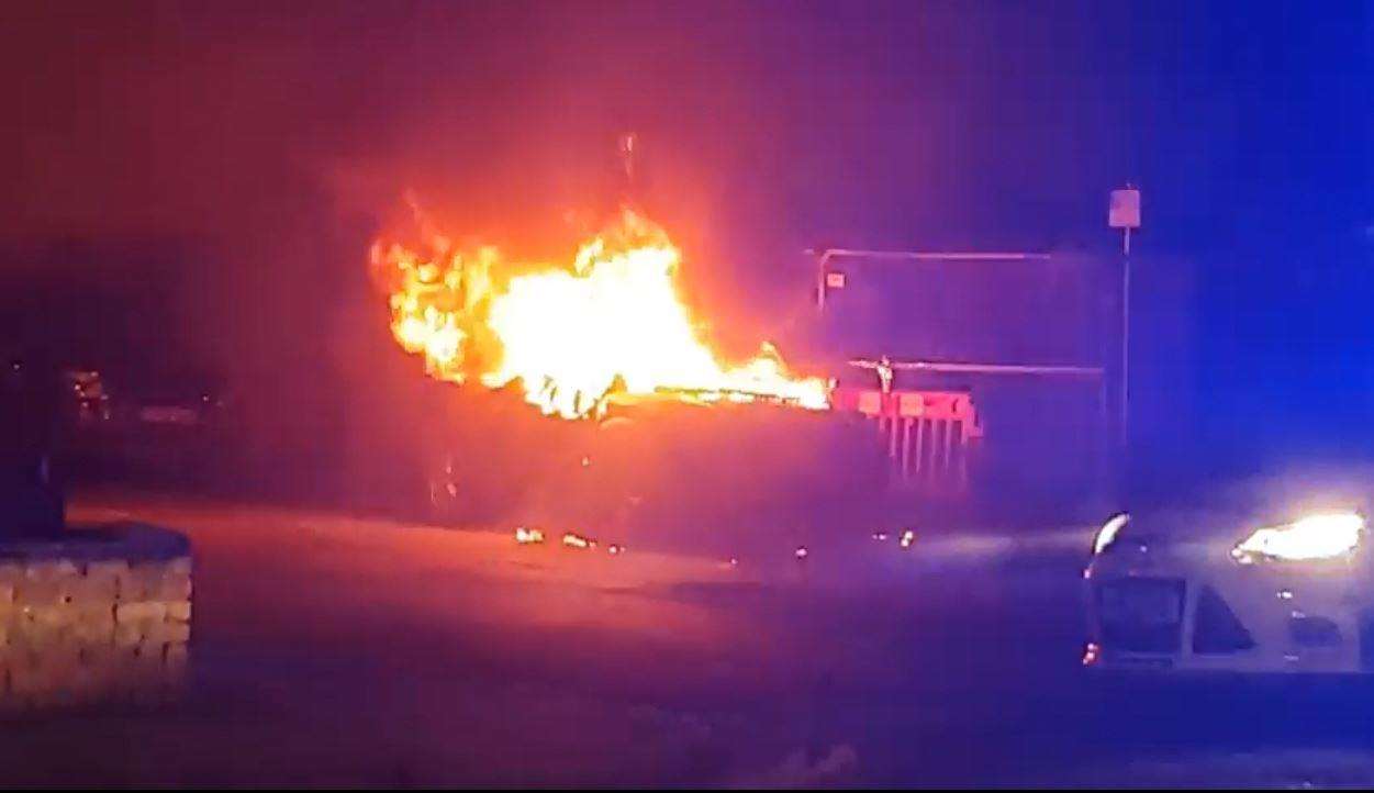 Car fire in Gillingham, Thursday August 23 (3778635)