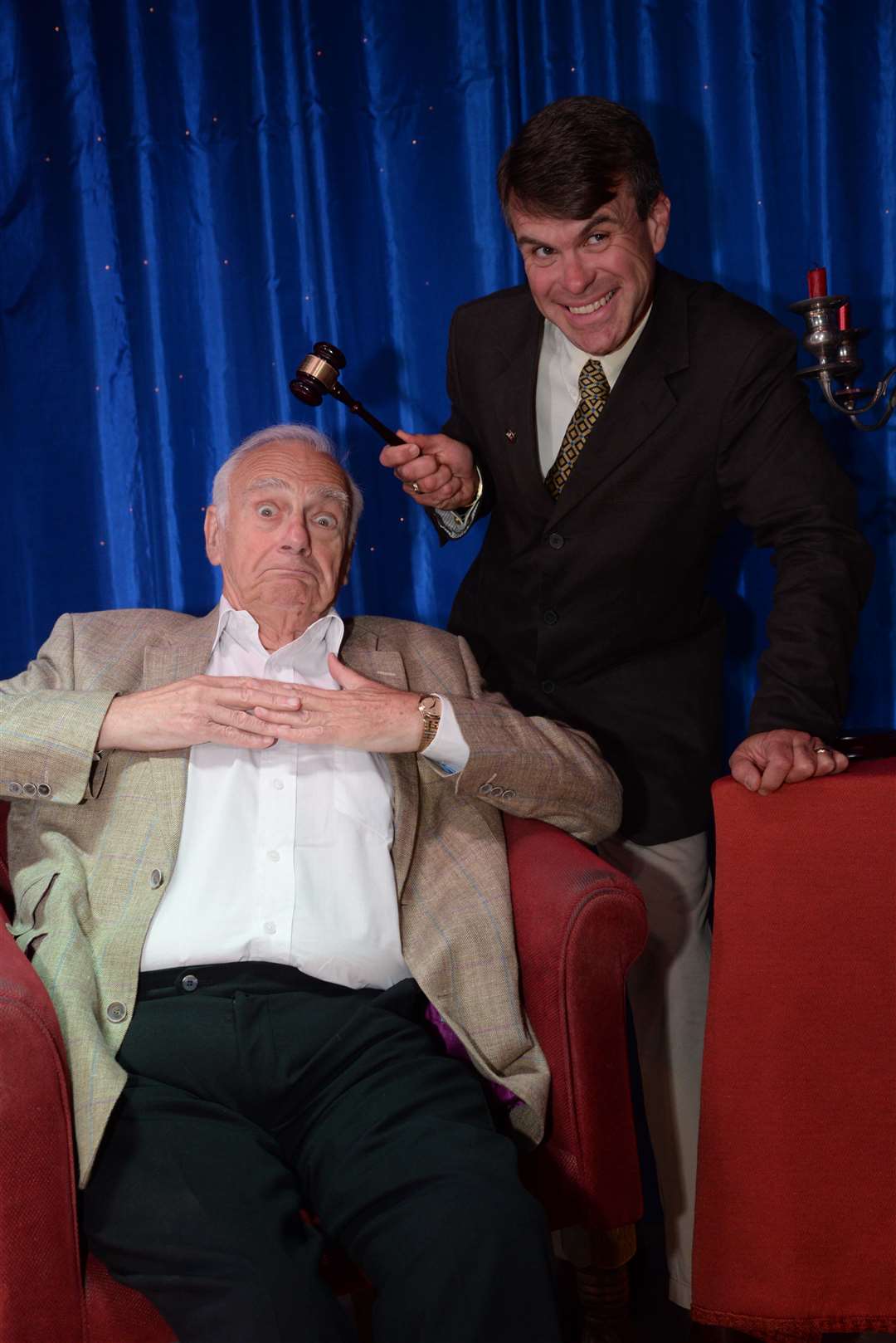 Dean Caston with Roy Hudd