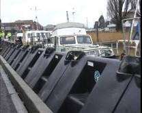 Flood defences at Sandwich