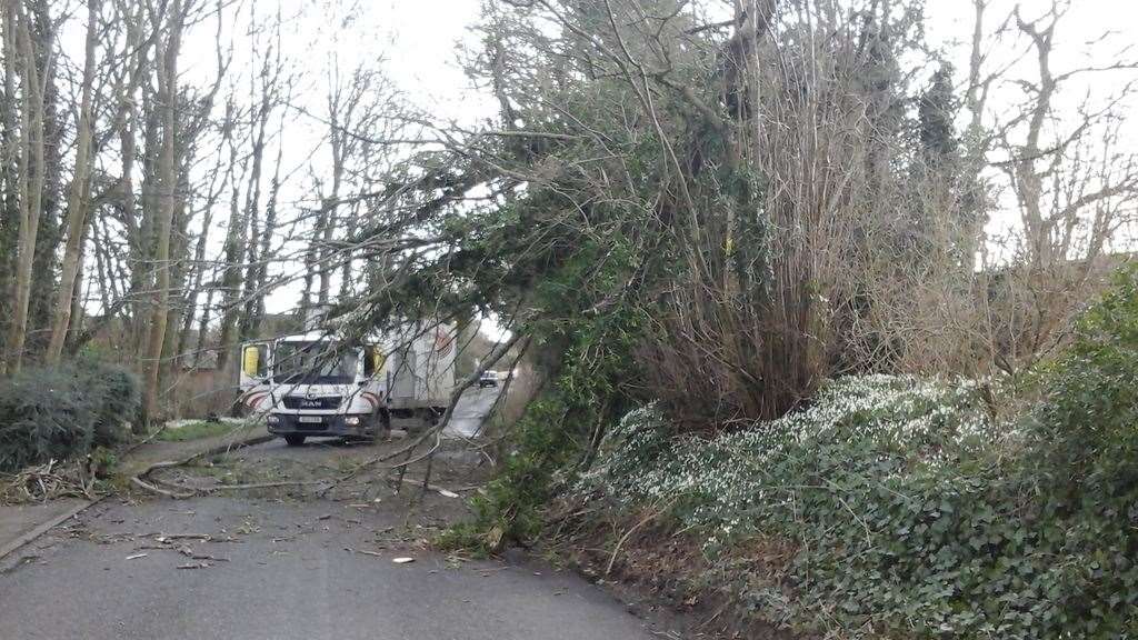 The Met Office says giving storms a name helps convey messages. Picture: Suffolk Highways (59028533)