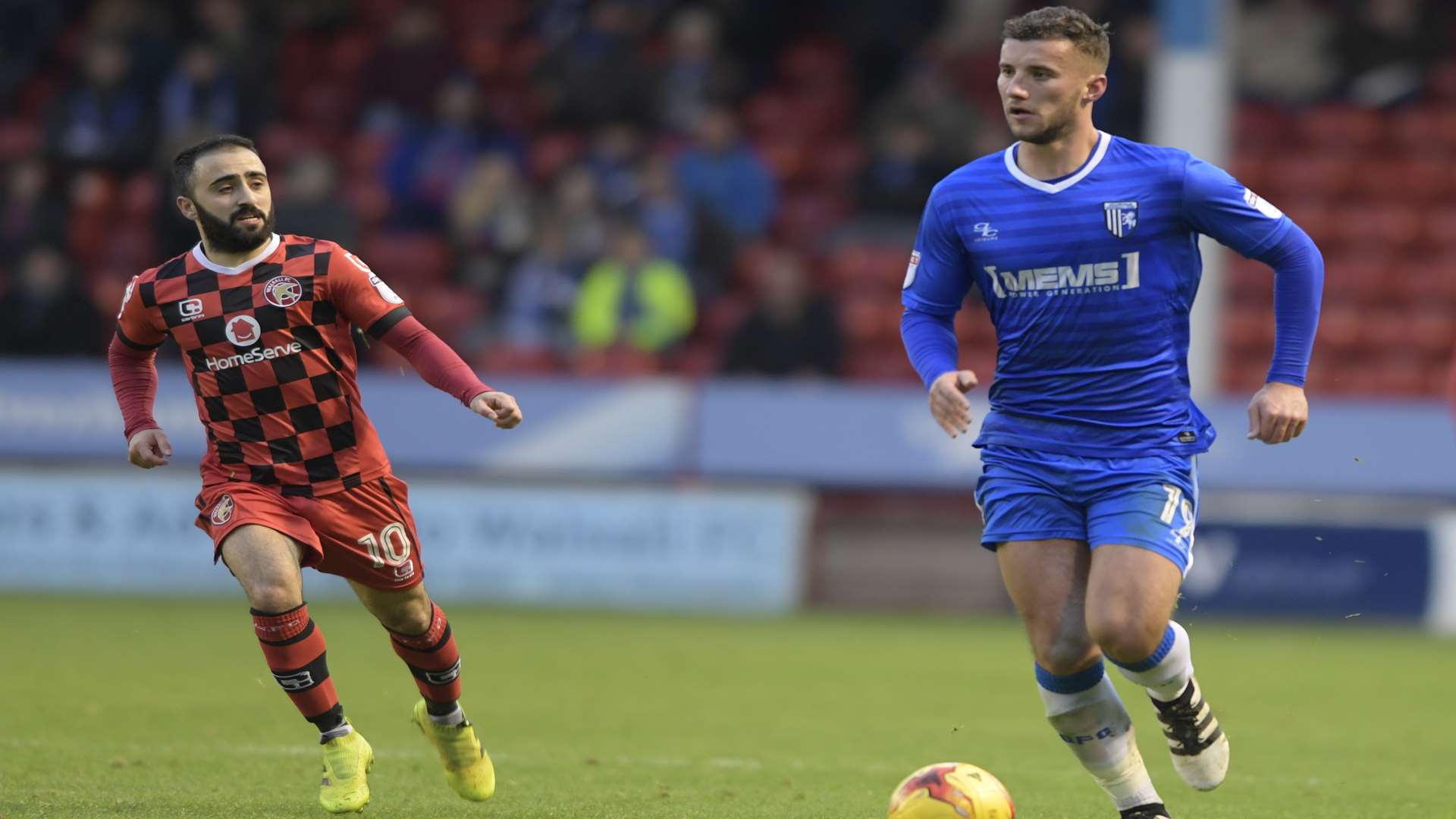 Walsall's Erhun Oztumer Picture: Barry Goodwin