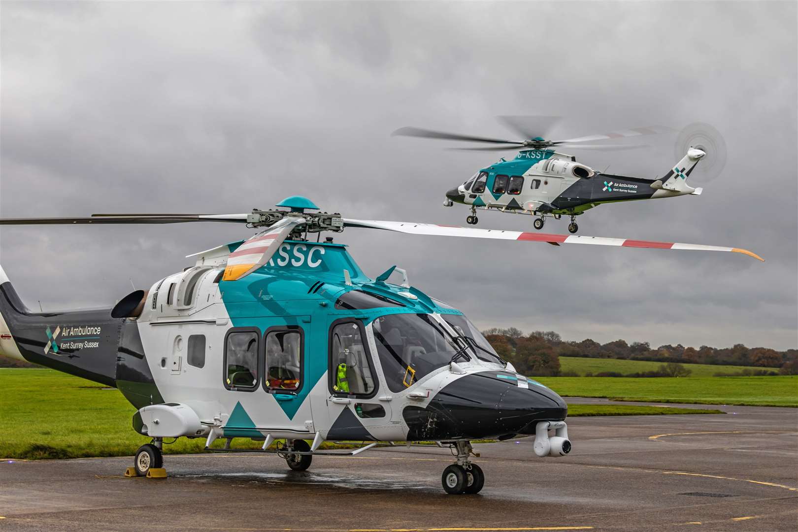 Air Ambulance Kent Surrey Sussex helicopters