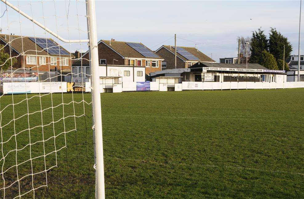 Vandals wreck goals at Deal Town Football Club Charles Ground in St  Leonard's Road