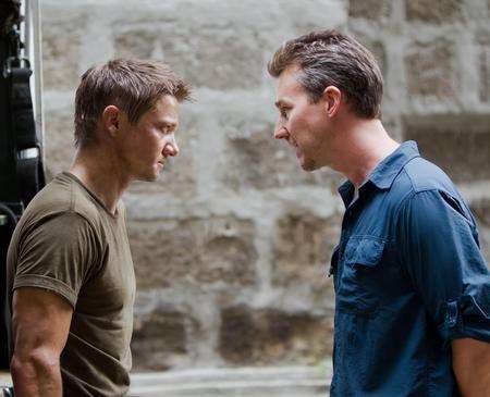 Jeremy Renner and Edward Norton in The Bourne Legacy. Picture: PA Photo/UPI Media