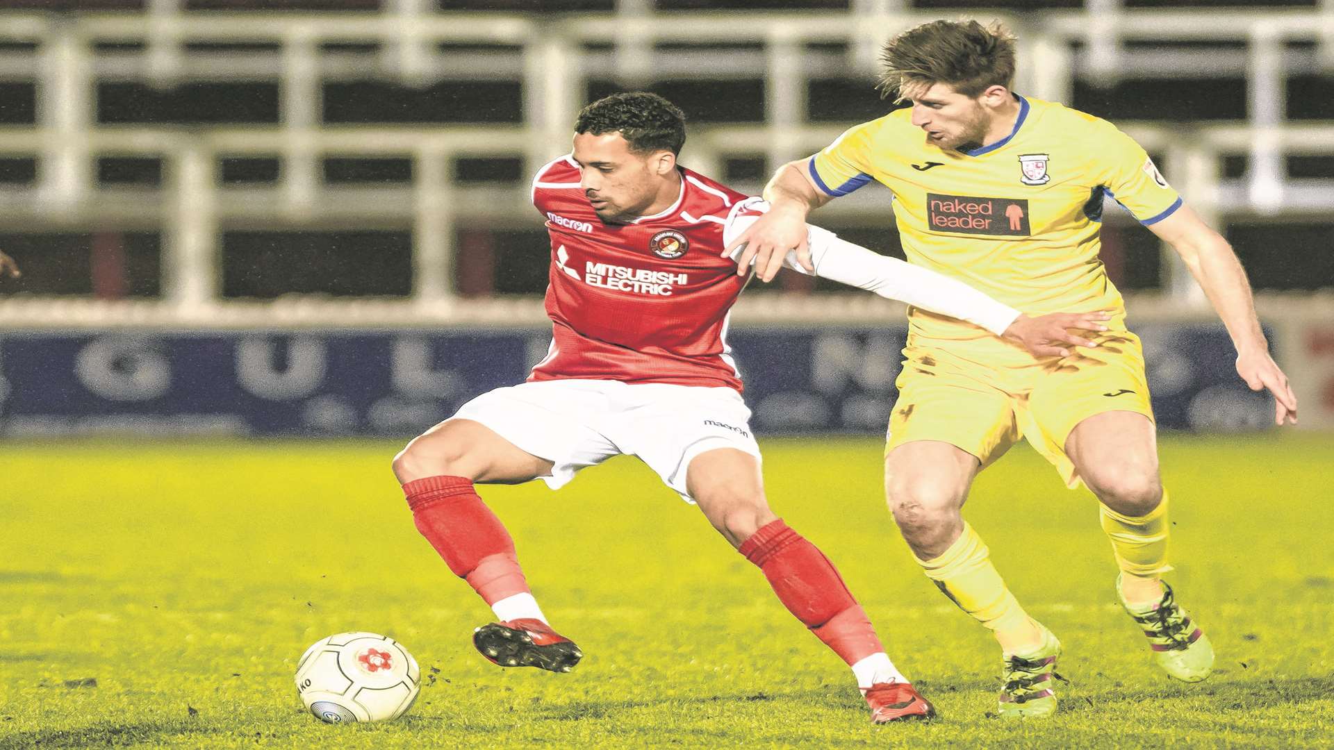 Corey Whitely opened the scoring at Brisbane Road Picture: Andy Payton