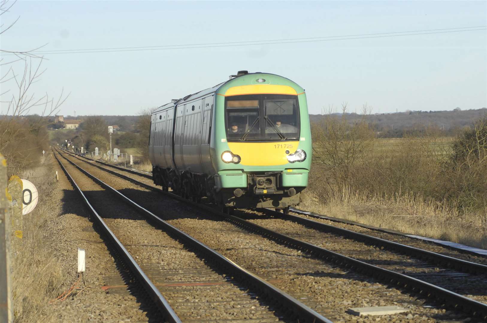 Southern trains heading into Kent have been disrupted this afternoon. Picture: Gary Browne