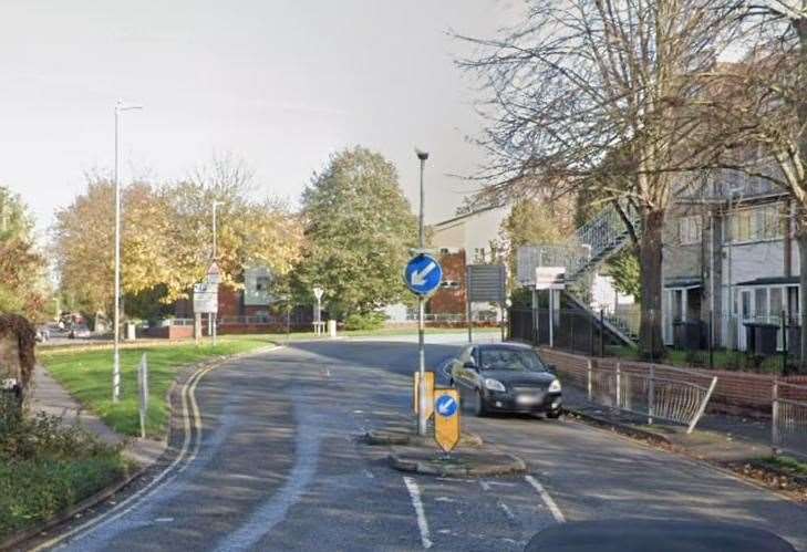 A woman was attacked in Military Road, Canterbury before a man threatened two other men in nearby Starle Close. Picture: Google