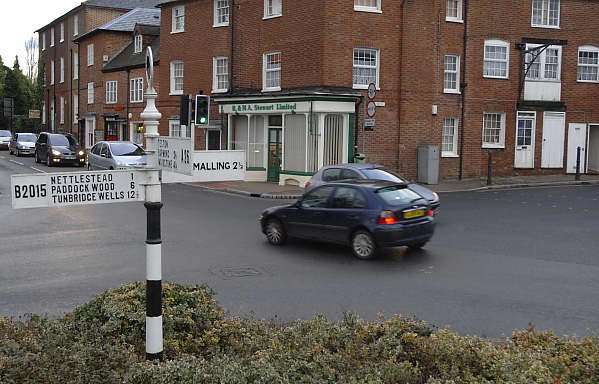 The junction of Red Hill and Tonbridge Road at Wateringbury. Picture: GRANT FALVEY