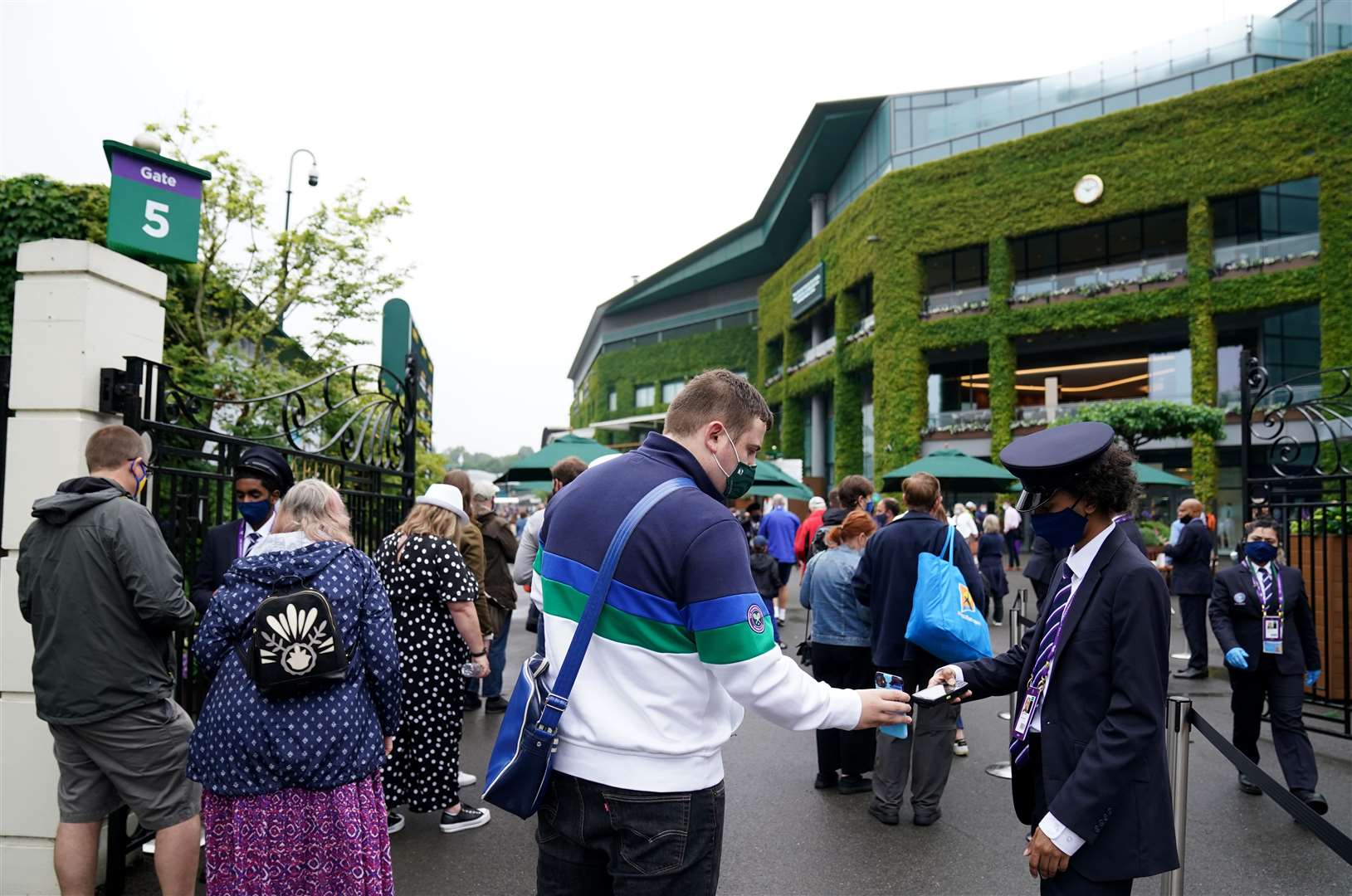 Day one of Wimbledon at The All England Lawn Tennis and Croquet Club (John Walton/PA)