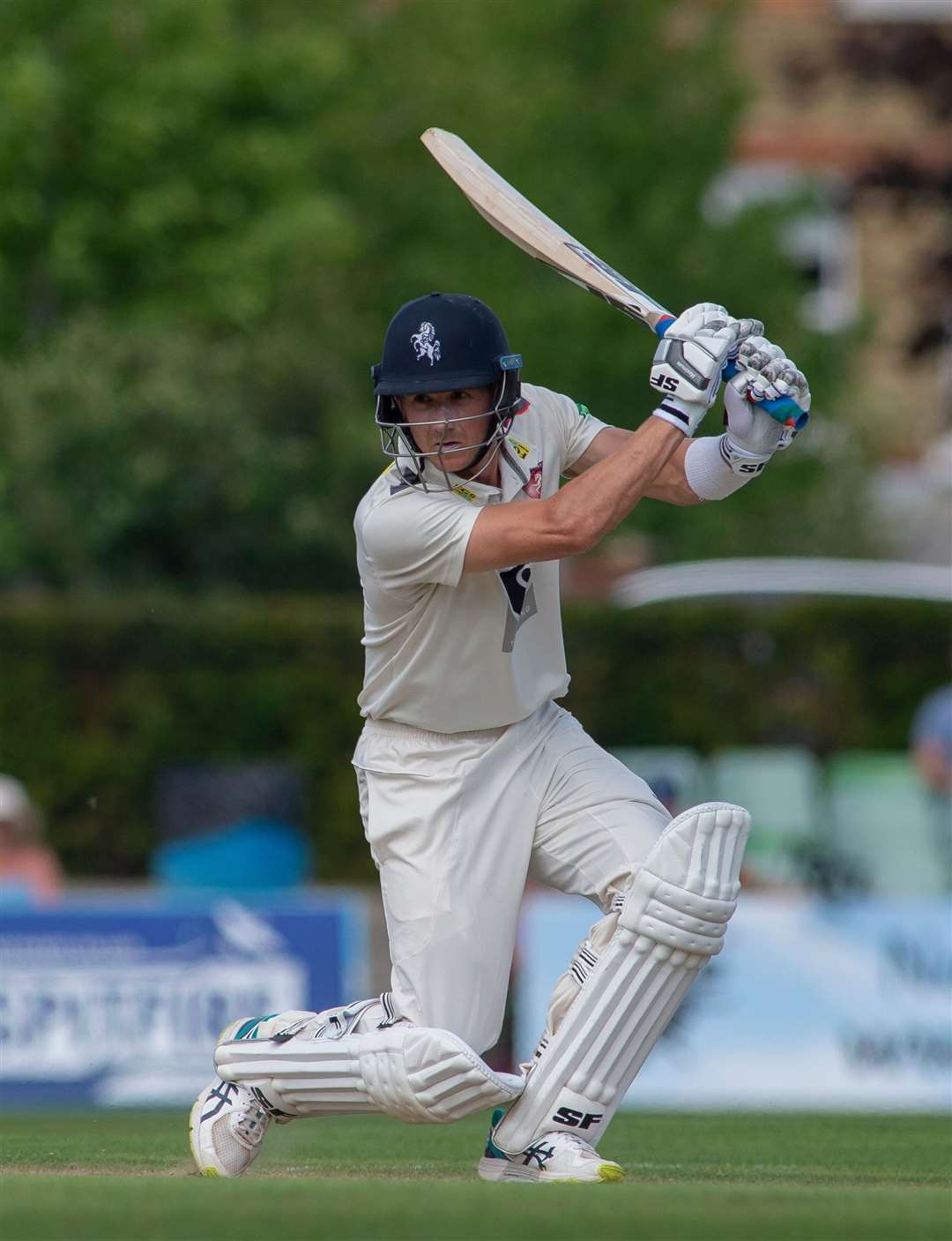Kent's Joe Denly in action against Warwickshire. Picture: Ady Kerry