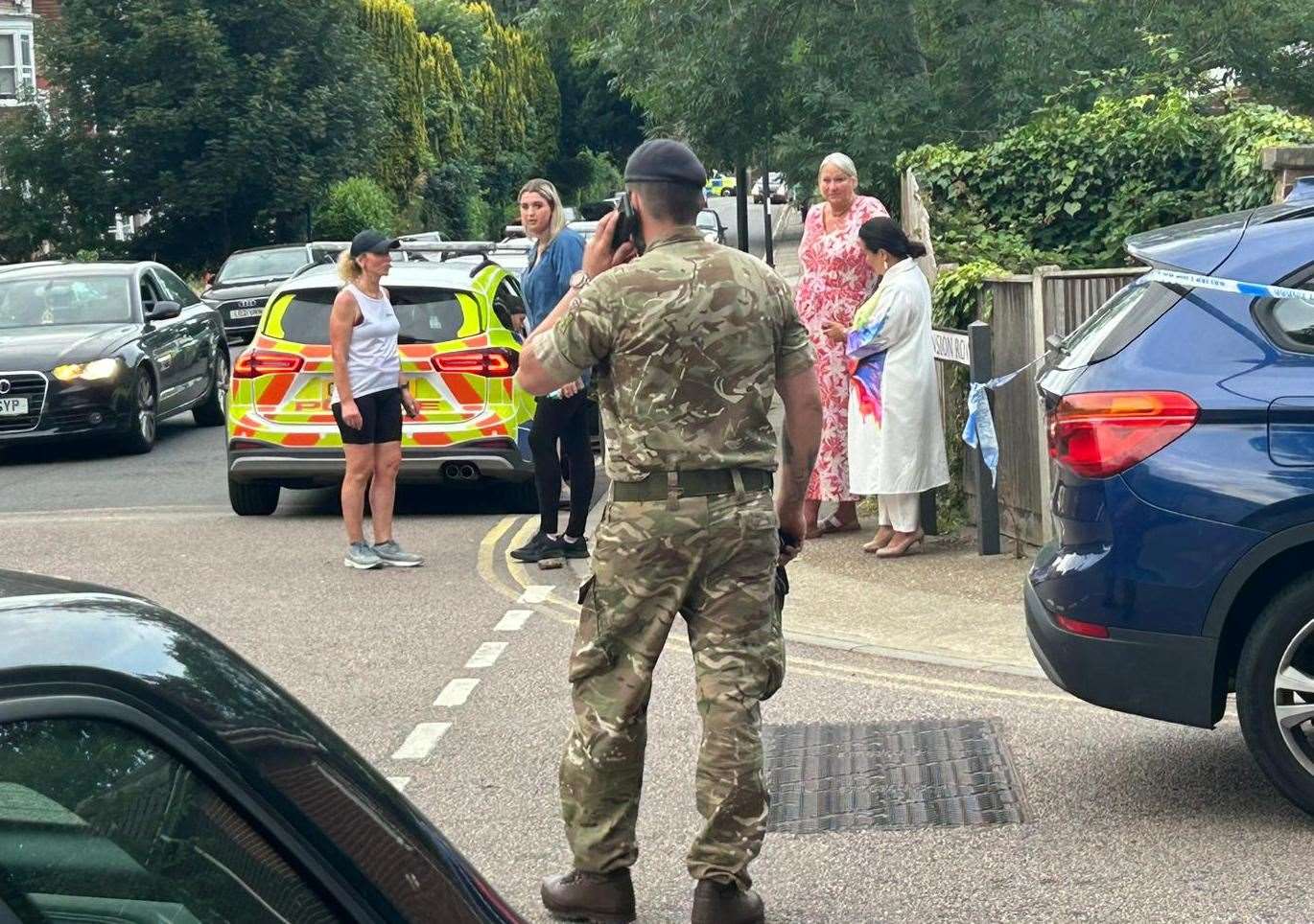 Lt Col Mark Teeton was knifed several times near Brompton Barracks in Gillingham on July 23. Picture: Brad Harper/KMG