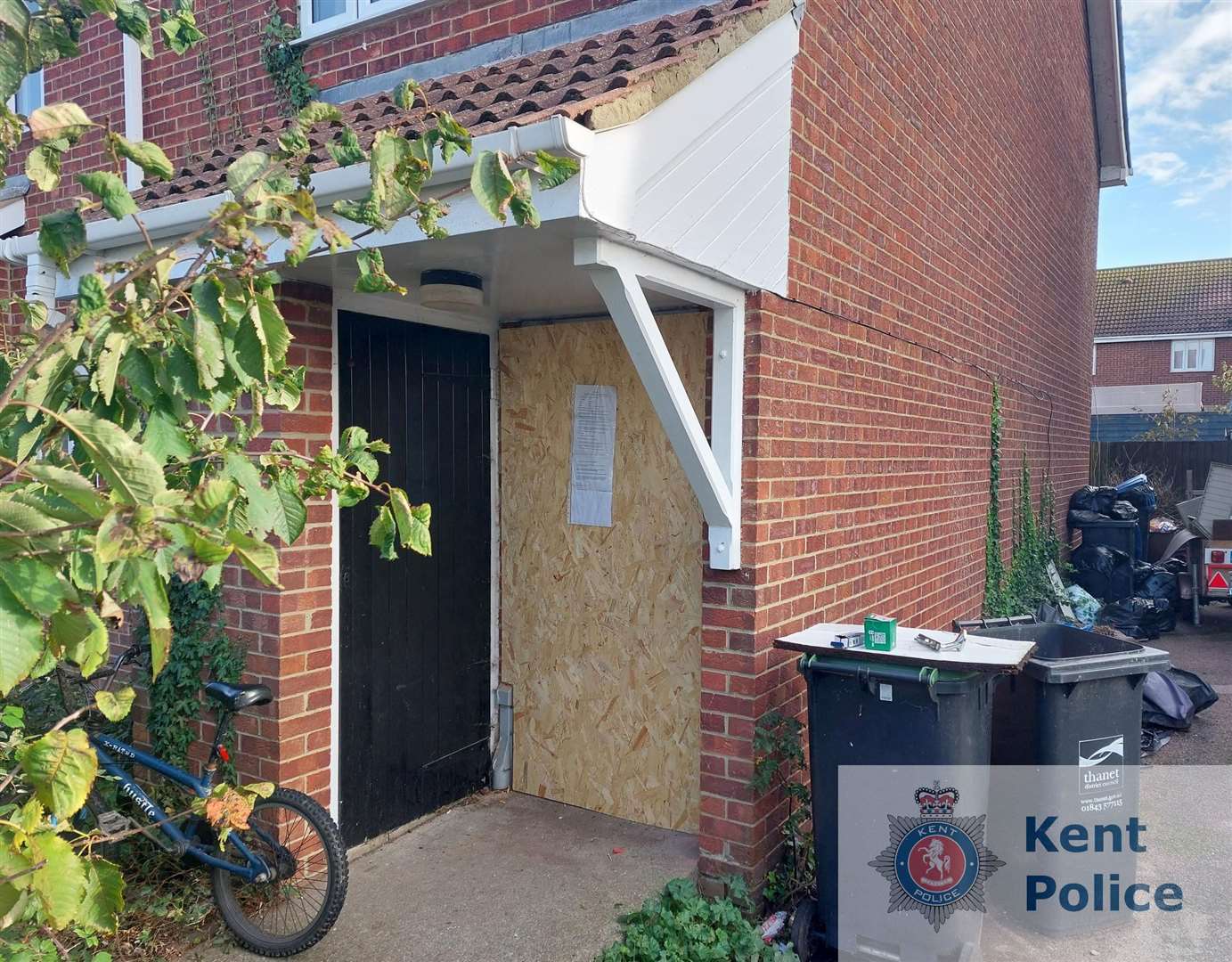 A property in Westfield Road, Margate, has been closed by police following numerous links to dugs and antisocial behaviour. Picture: Kent Police