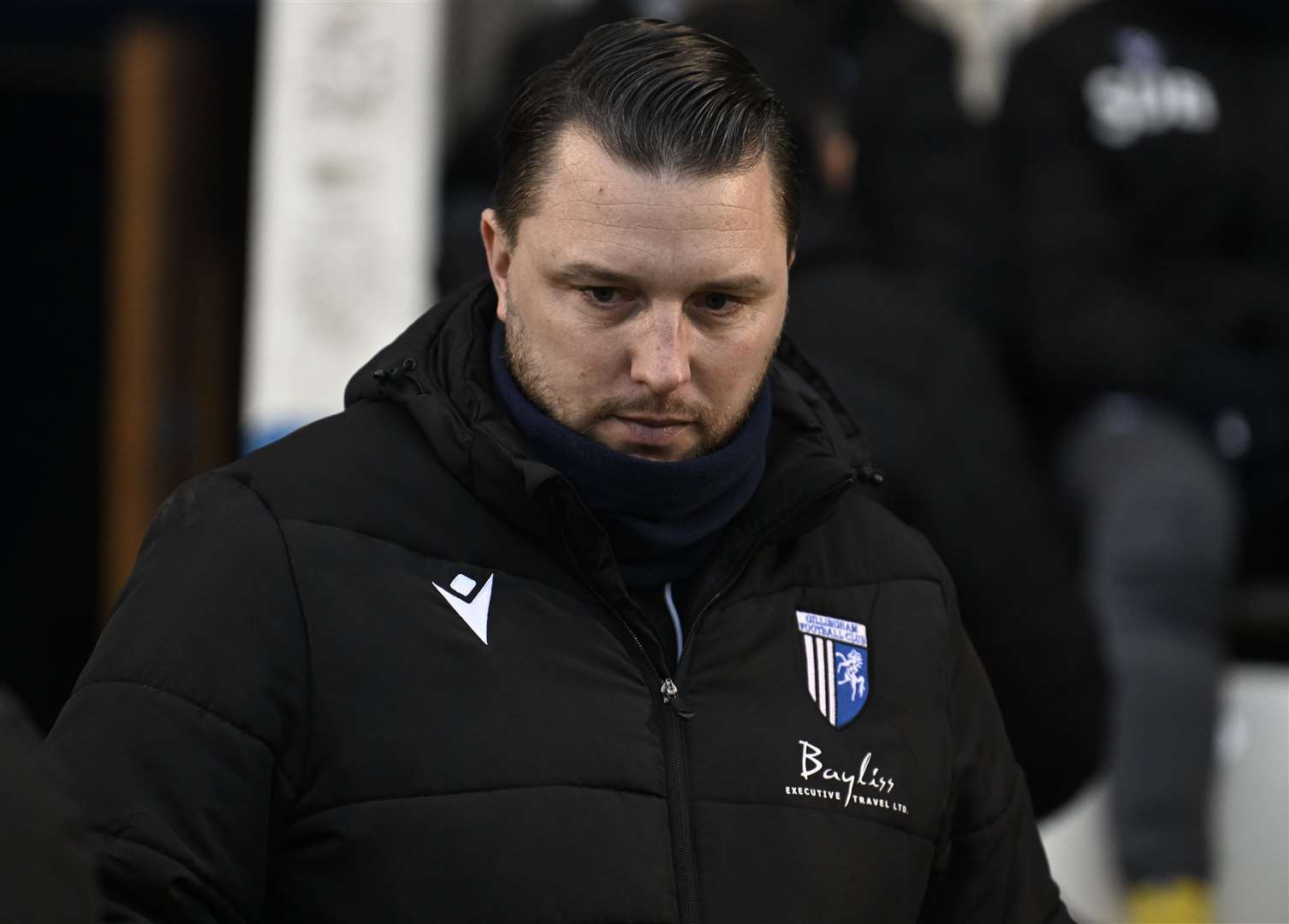 Manager Mark Bonner watched his side beaten at Colchester on Boxing Day Picture: Barry Goodwin