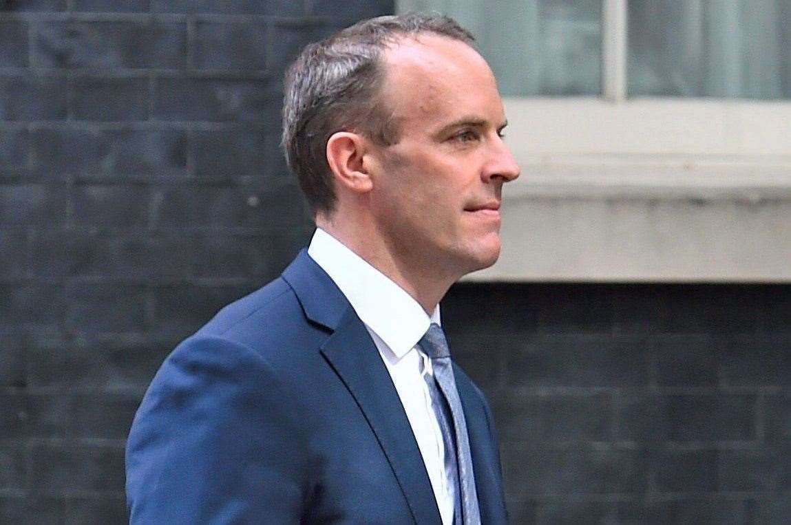 Dominic Raab has the backing of more Kent MPs than any other leadership candidate. Picture: Kirsty O'Connor/PA Wire