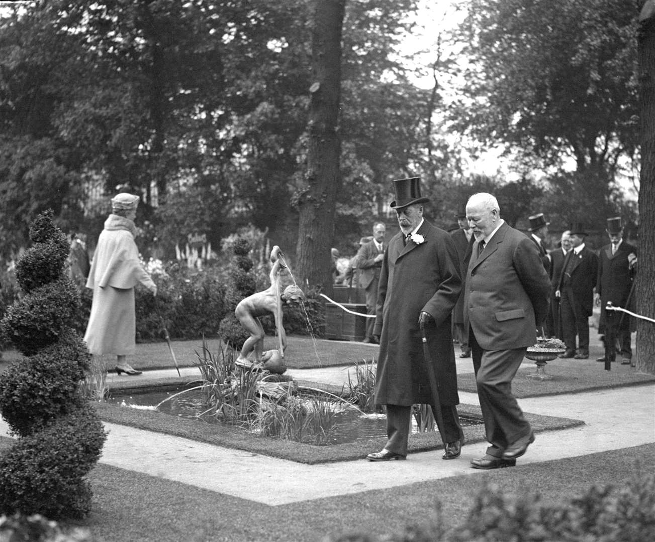 King George V and Queen Mary attended in 1930 (PA)