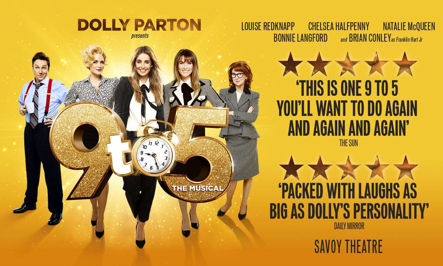 9 To 5 The Musical is getting down to business at the West End's Savoy Theatre for even longer – now booking until May with 300,000 new tickets released!