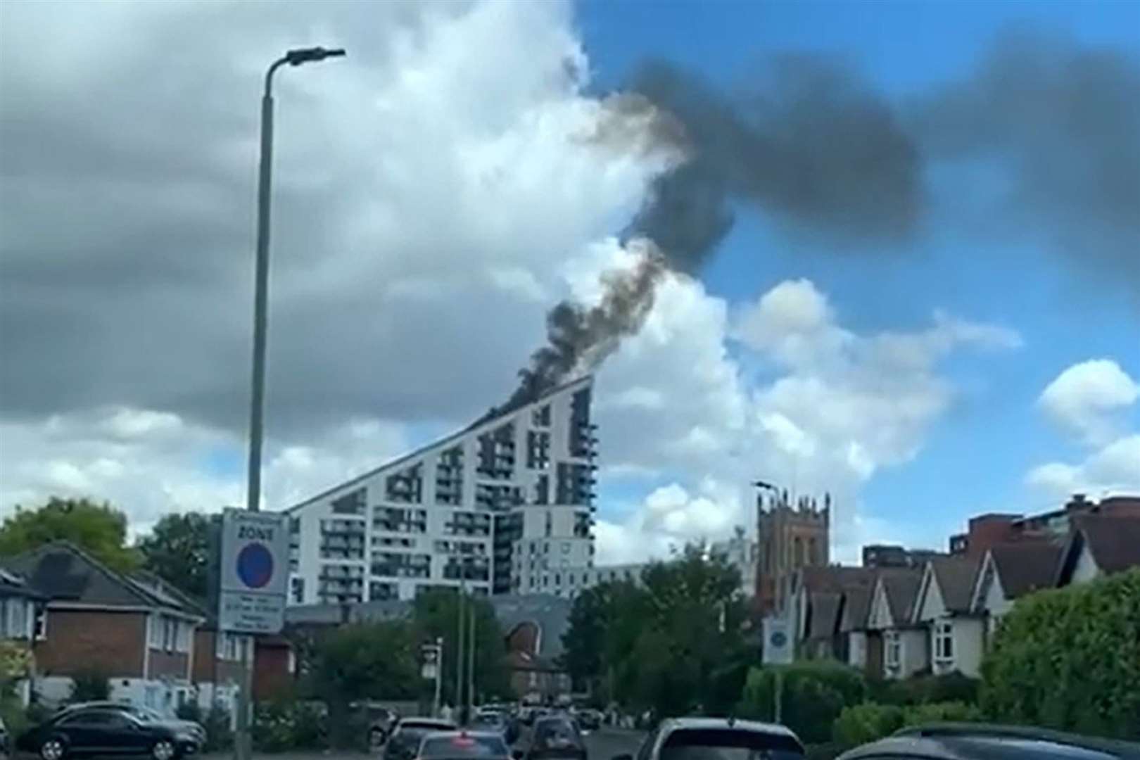 120 People Evacuated Due To Fire At 19-storey Block Of Flats In London