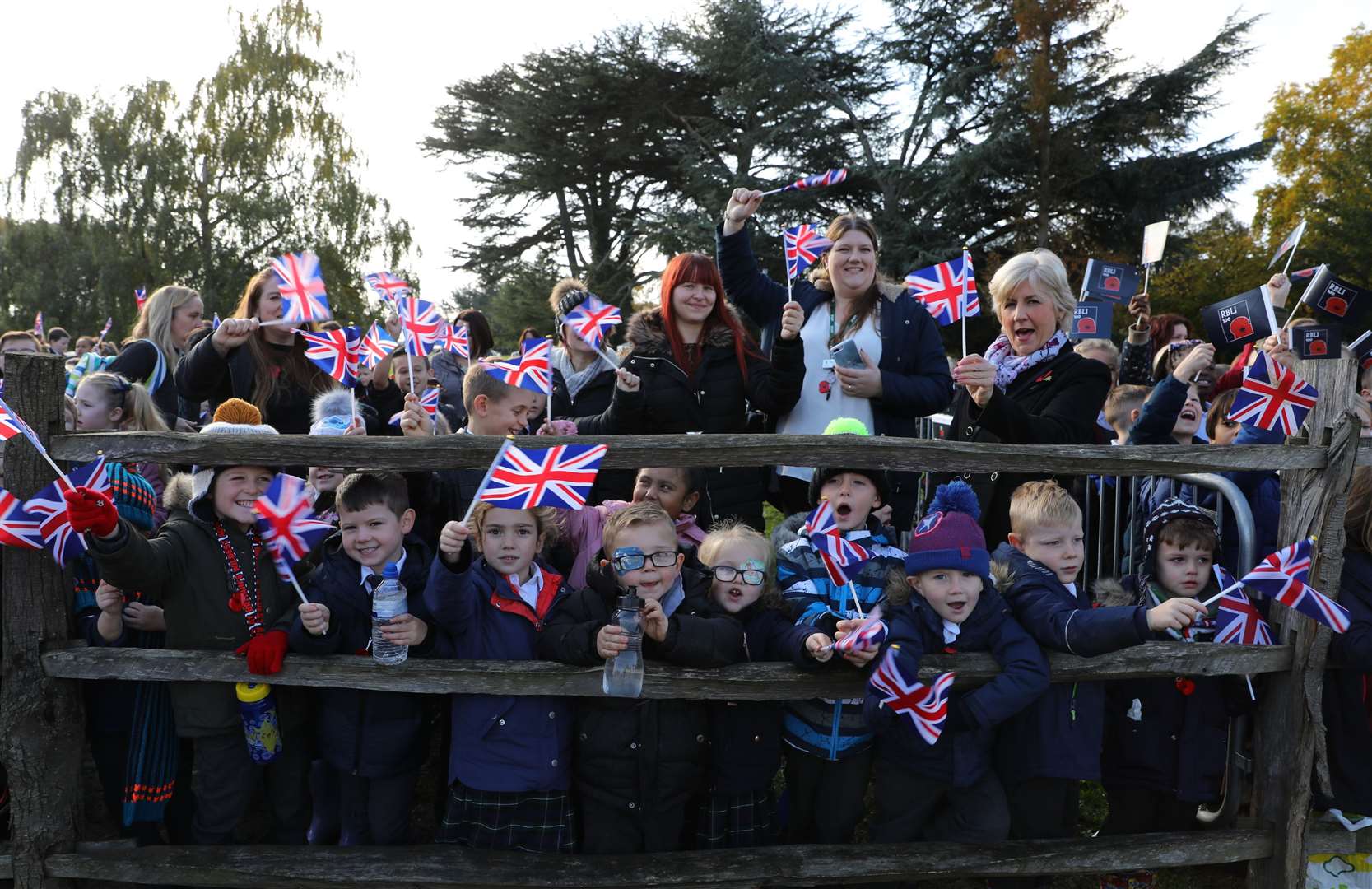 There was a warm atmosphere during The Queen's visit at Aylesford in 2019