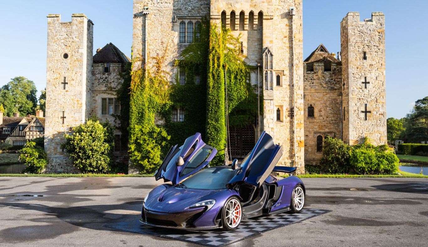 The Supercar Weekend will see high-performance vehicles pull up on the lawns of Hever Castle. Picture: Hever Castle and Gardens