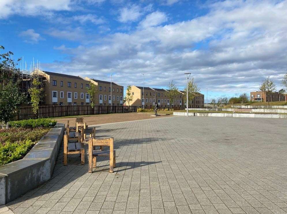 Benches around the Castle Hill estate