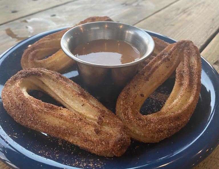 Churros with dolce de leche at Portenio