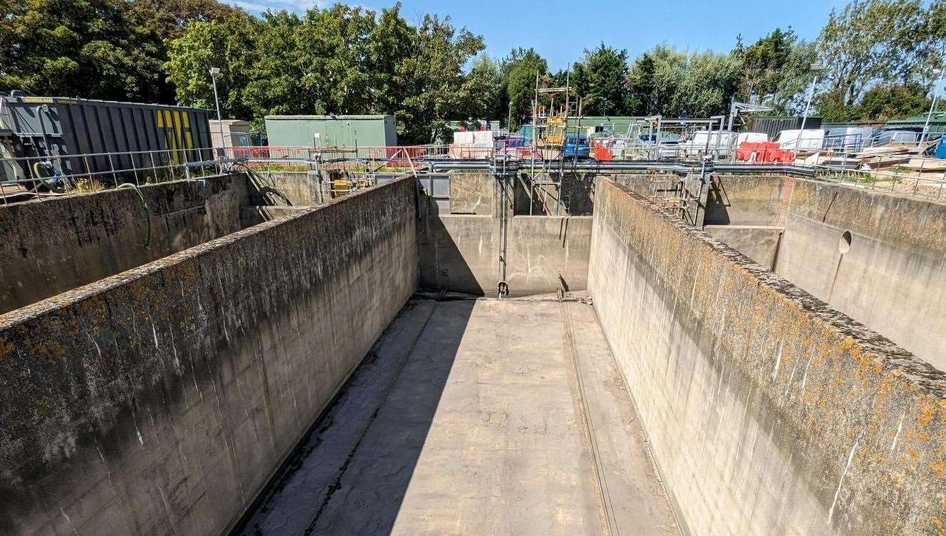 Swalecliffe Wastewater Treatment Works in Whitstable