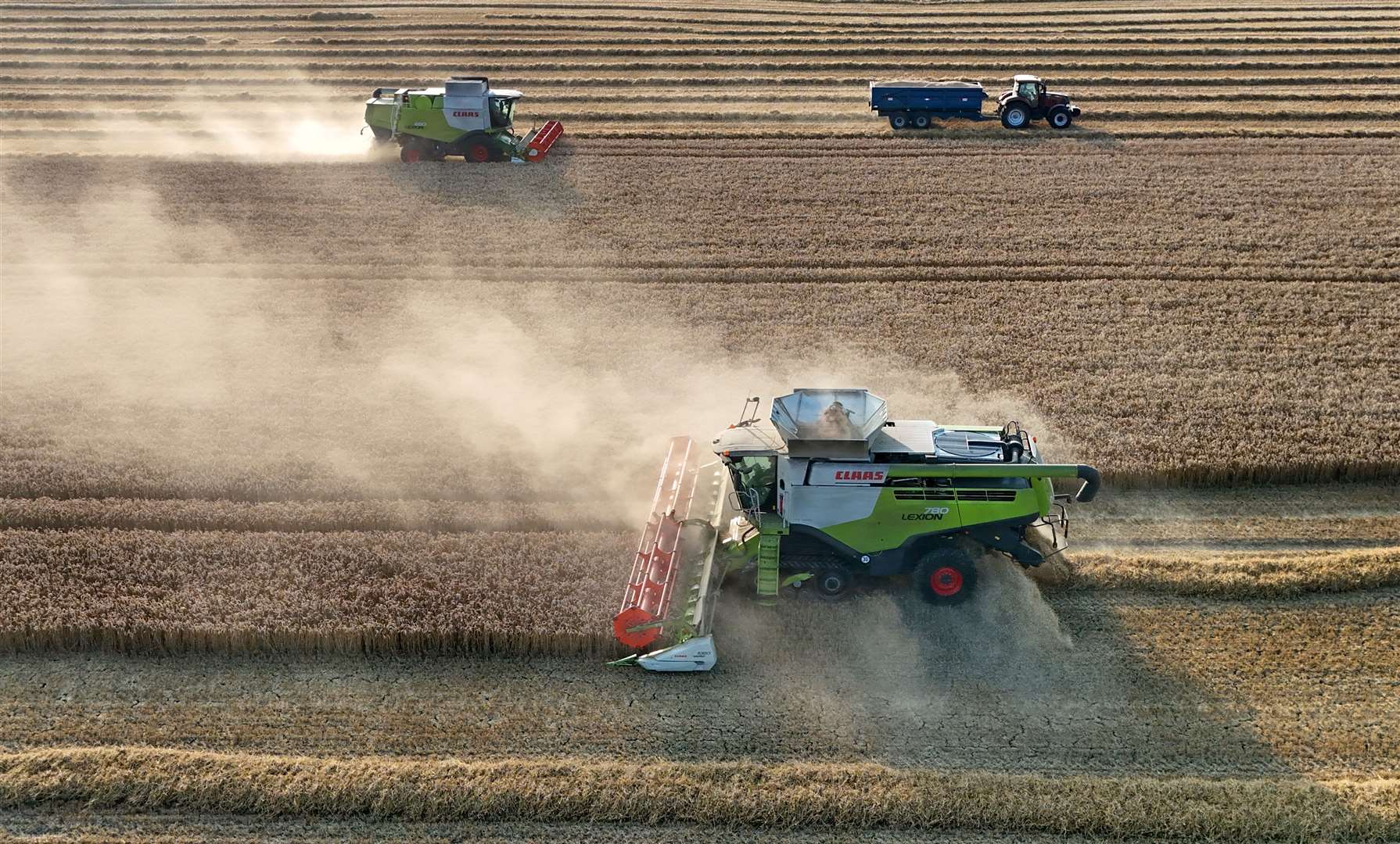 Sir Ed said farmers had had a ‘really tough’ period (Gareth Fuller/PA)