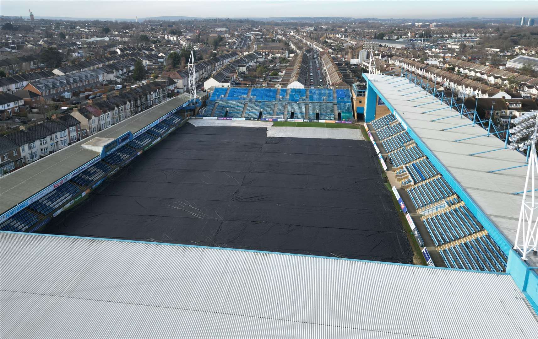 Priestfield stadium, Redfern Avenue, Gillingham, Kent.Picture: Barry Goodwin