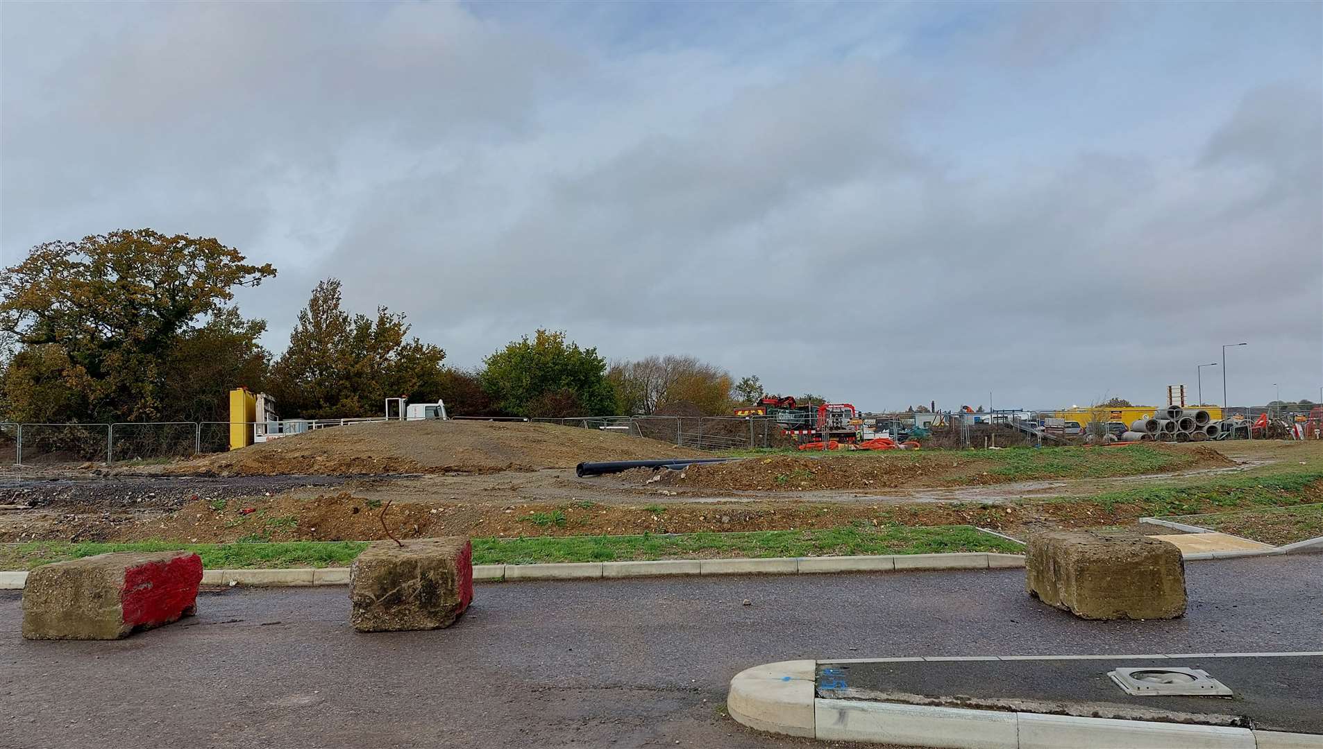 The Aldi store is set to be built on this site on the Waterbrook Park estate