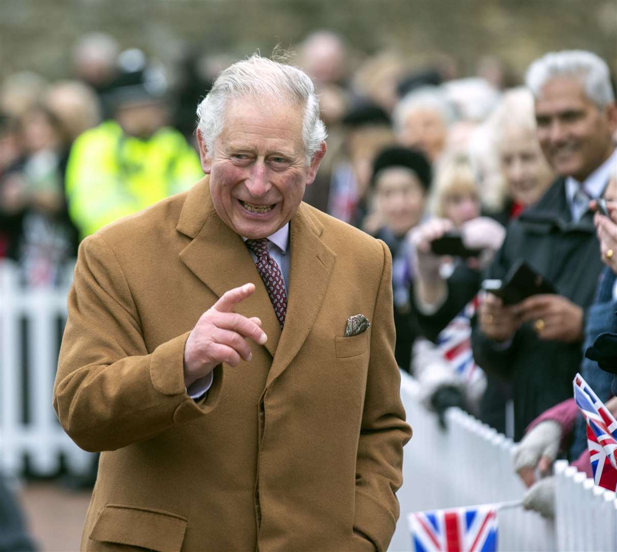 The Prince of Wales will visit Folkestone next week. Pictured here during a visit to Ely Market Place in 2018. Photo credit: Steve Parsons/PA Wire