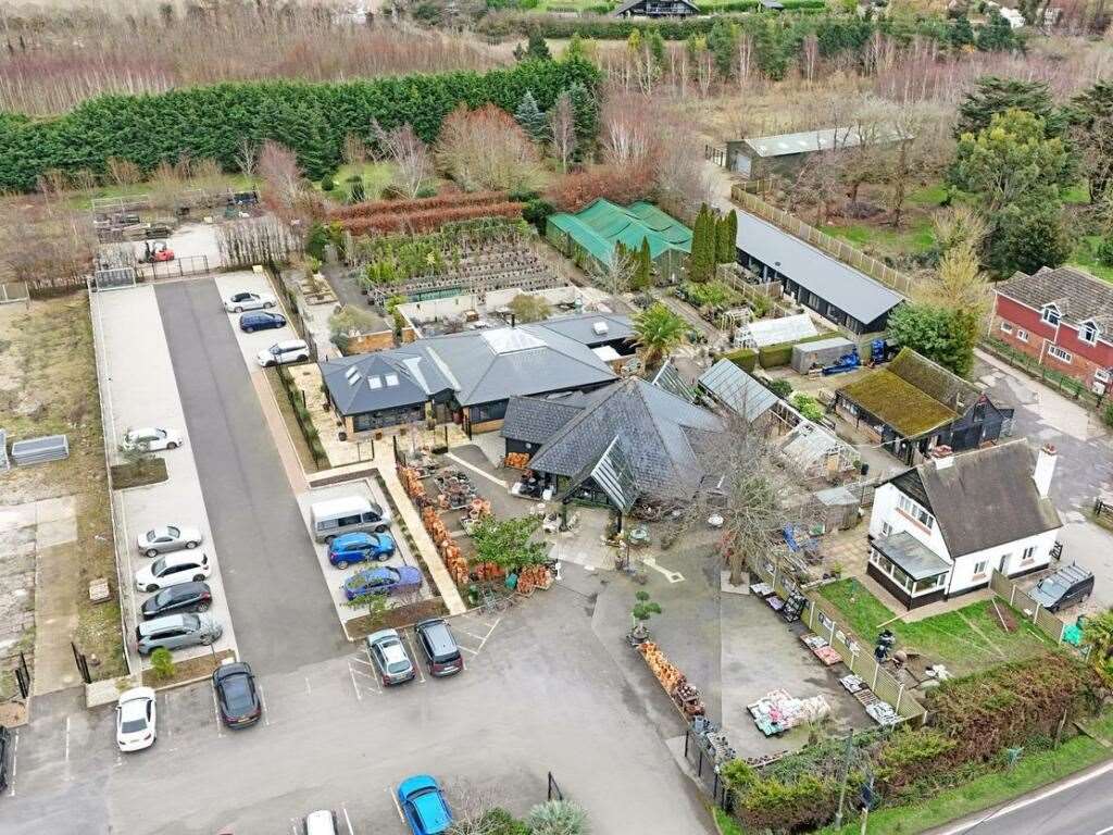 The parish council wants to buy Preston Garden Centre and turn it into a village hall. Picture: Christie & Co