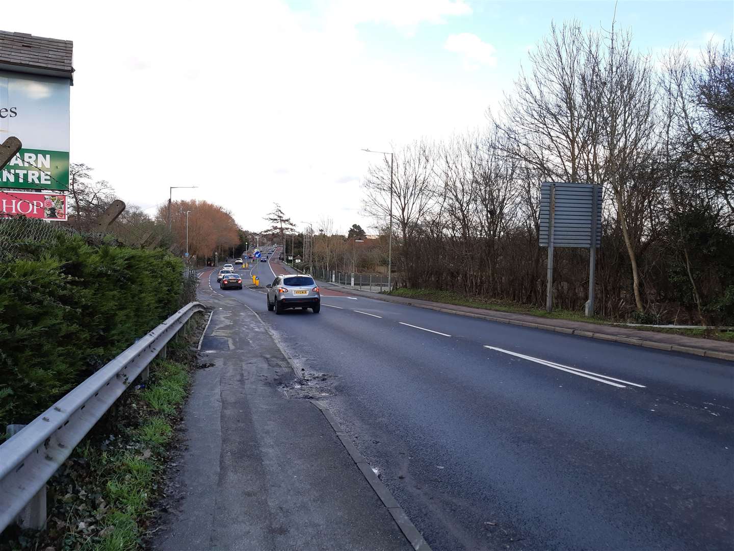 The A28 is now clear of lights